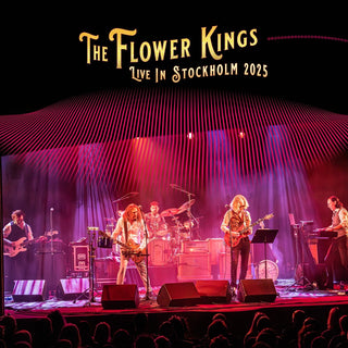 the album cover for Flower Kings - Live In Stockholm 2025 (Blk) [Clear Vinyl] (Gate) [180 Gram]