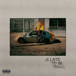 the album cover for Kaash Paige - 2 Late To Be Toxic [Translucent Orange Crush Color LP]