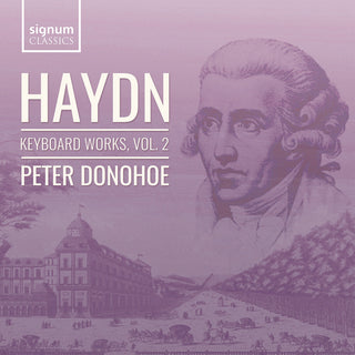 the album cover for Peter Donohoe - Haydn: Keyboard Works Vol. 2