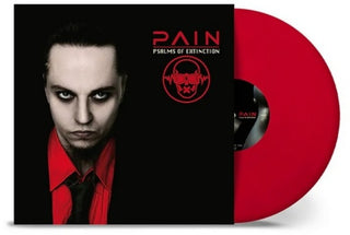 the album cover for Pain - Psalms Of Extinction [Colored Vinyl] (Red) [Indie Exclusive] [Remastered]