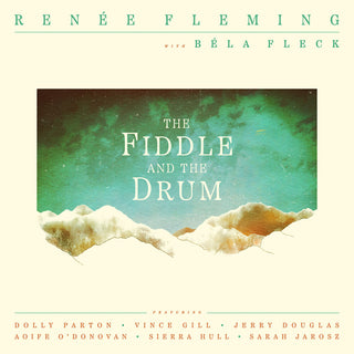 the album cover for Renée Fleming - The Fiddle and the Drum