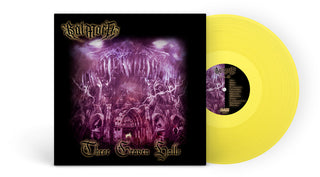 the album cover for Balmora - These Graven Halls - Yellow [Clear Vinyl] (Ylw)