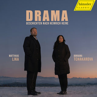 the album cover for Matthias Lika - Drama - Songs Based On Poems By Heinrich Heine
