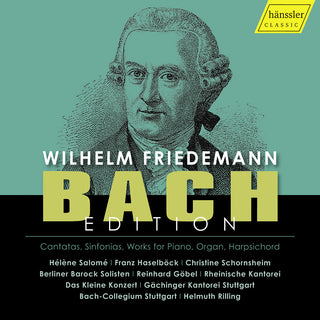 the album cover for Gächinger Kantorei - Wilhelm Friedemann Bach