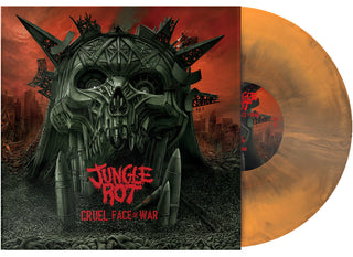 the album cover for Jungle Rot - Cruel Face Of War (Blk) [Colored Vinyl] (Org)