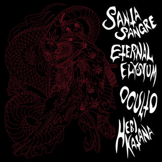 the album cover for Santa Sangre & Eternal Elysium & Oculto - Santa Sangre & Eternal Elysium & Oculto [Colored Vinyl]