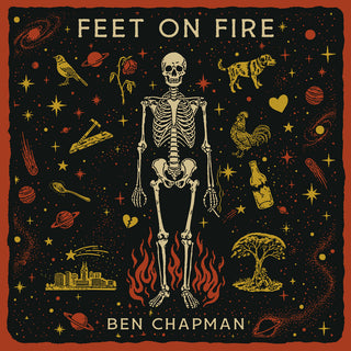 the album cover for Ben Chapman - Feet On Fire