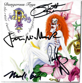 the album cover for Dangerous Toys - THE R*TIST 4*MERLY KNOWN AS DANGEROUS TOYS - SIGNED