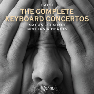the album cover for Bach / Mahan Esfahani  / Britten Sinfonia - Bach: The Complete Keyboard Concertos (Uk)