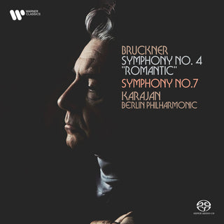 the album cover for Herbert Karajan  Von - Bruckner: Syms 4 & 7 (Remastered - Hybrid Sacd)