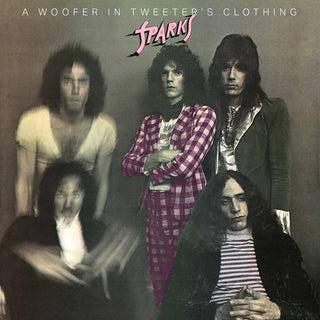the album cover for Sparks - Woofer In Tweeter's Clothing [Clear Vinyl] [Limited Edition] (Viol)