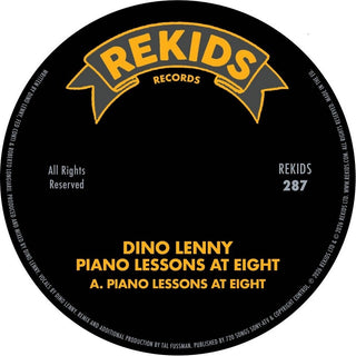the album cover for Dino Lenny - Piano Lessons At Eight