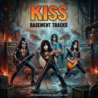 the album cover for KISS - Basement Tracks [Colored Vinyl]