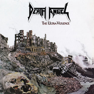 the album cover for Death Angel - Ultra-Violence - Remastered - Smoking Crater