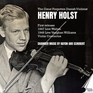 the album cover for Henry Holst - Great Forgotten Danish Violinist Henry Holst