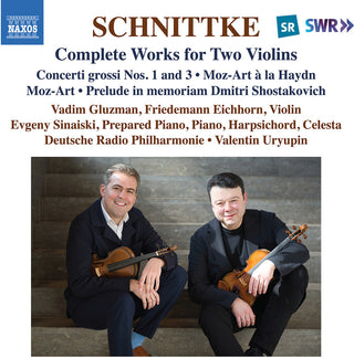 the album cover for Vadim Gluzman - Schnittke: Complete Works For Two Violins