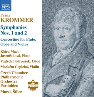the album cover for Klara Jasencakova  Mach - Krommer: Symphonies Nos. 1-2