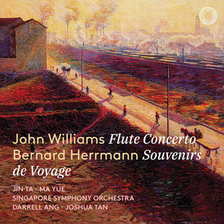 the album cover for Singapore Symphony Orchestra - John Williams: Flute Concerto - Bernard Herrmann