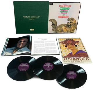 the album cover for Sutherland / Caballe / Pavarotti - Puccini: Turnadot