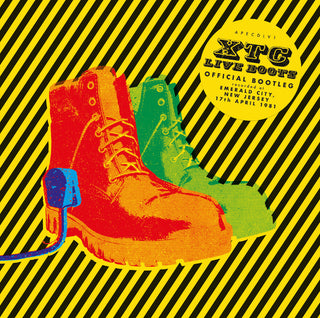the album cover for Xtc - Live Boots: Emerald City Cherry Hill New Jersey