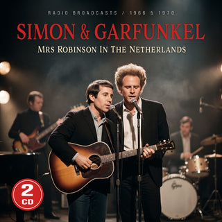 the album cover for Simon & Garfunkel - Mrs. Robinson In The Netherlands