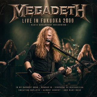 the album cover for Megadeth - Live In Fukuoka 2000