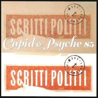 the album cover for Scritti Politti - Cupid & Psyche 85