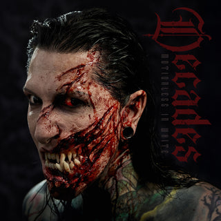 the album cover for Motionless In White - Decades (red Vinyl)