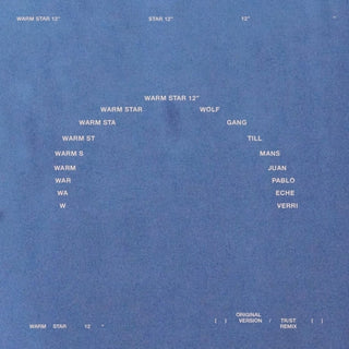 the album cover for Wolfgang Tillmans - Warm Star