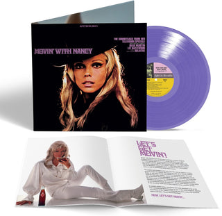 the album cover for Nancy Sinatra - Movin With Nancy (velvet Morning Purple Vinyl)