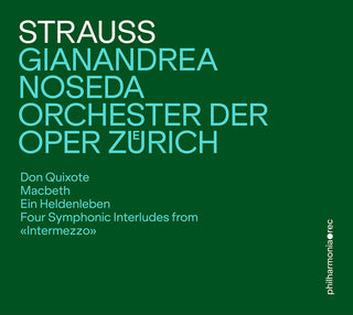 the album cover for Orchester Der Oper Zurich - Richard Strauss: Tone Poems & Interludes