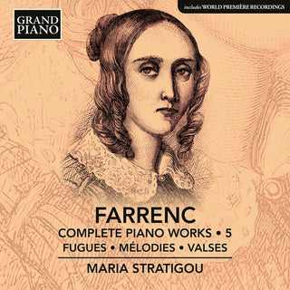 the album cover for Maria Stratigou - Farrenc: Complete Pno Works Vol. 5