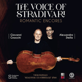 the album cover for Giovanni Gnocchi - Voice Of Stradivari - Giovanni Gnocchi (Vc)