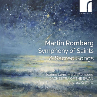 the album cover for Joanne & Martin Romberg & the Orchestra of the Swan & Andrew Griffiths Lunn - Martin Romberg: Symphony of Saints & Sacred Songs