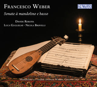 the album cover for Davide Rebuffa - Weber: Sonate A Mandolino E Basso