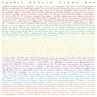 the album cover for Charly Garcia - Piano Bar