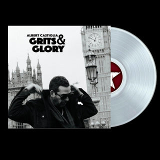 the album cover for Albert Castiglia - Grits & Glory (clear Translucent Vinyl)