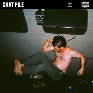 the album cover for Chat Pile - Masks [Colored Vinyl] [Limited Edition]