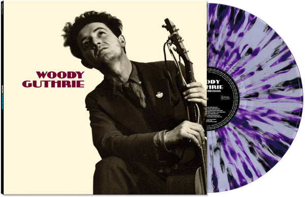 the album cover for Woody Guthrie - This Machine Kills Facists [Splatter]