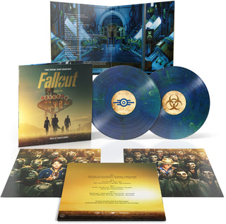 the album cover for Ramin Djawadi - Fallout Season 2 (prime Series Ost) (gold/cobalt Shimmer Vinyl/2lp)