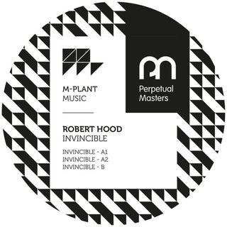 the album cover for Robert Hood - Invincible