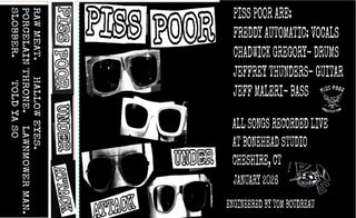 the album cover for Piss Poor - Under Attack