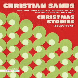 the album cover for Christian Sands - Christmas Stories (Selections) [Evergreen]