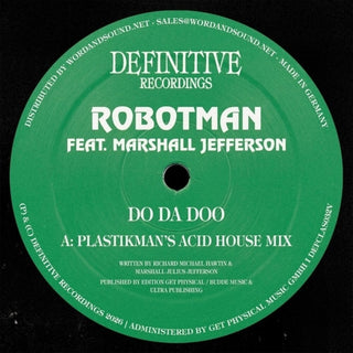 the album cover for Robotman Feat. Marshall Jefferson - Do Da Doo