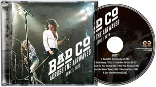 the album cover for Bad Company - Across The Airwaves
