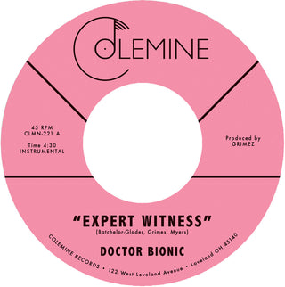 the album cover for Doctor Bionic - Expert Witness B/W Mistake - Purple [Colored Vinyl] (Purp)