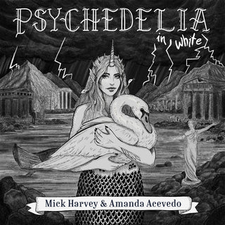 the album cover for Mick & Amanda Acevedo Harvey - Psychedelia in White