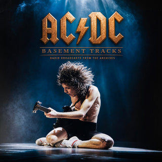 the album cover for AC/DC - Basement Tracks - Blue (Blue) [Colored Vinyl] [Limited Edition]