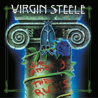 the album cover for Virgin Steele - Life Among The Ruins - Blue (Blue) [Colored Vinyl] [Reissue]