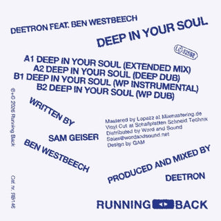 the album cover for Deetron - Deep in Your Soul
